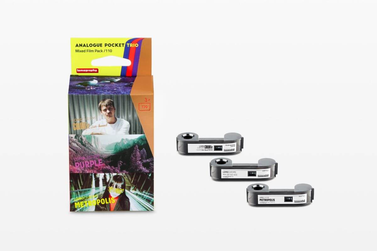 Lomography Analogue Trio - pack de trois pellicules 110
